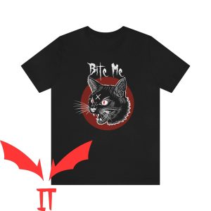 Beat Me Bite Me Whip Me T-Shirt Bite Me Punk Cat Tee