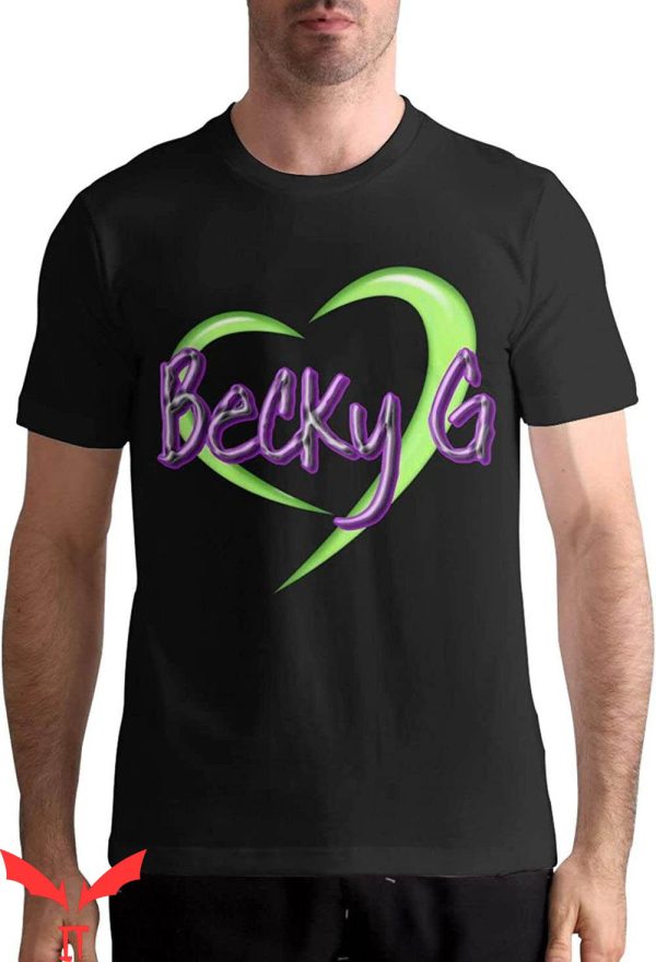 Becky G T-Shirt Sexy American Singer Trendy Vintage Tee