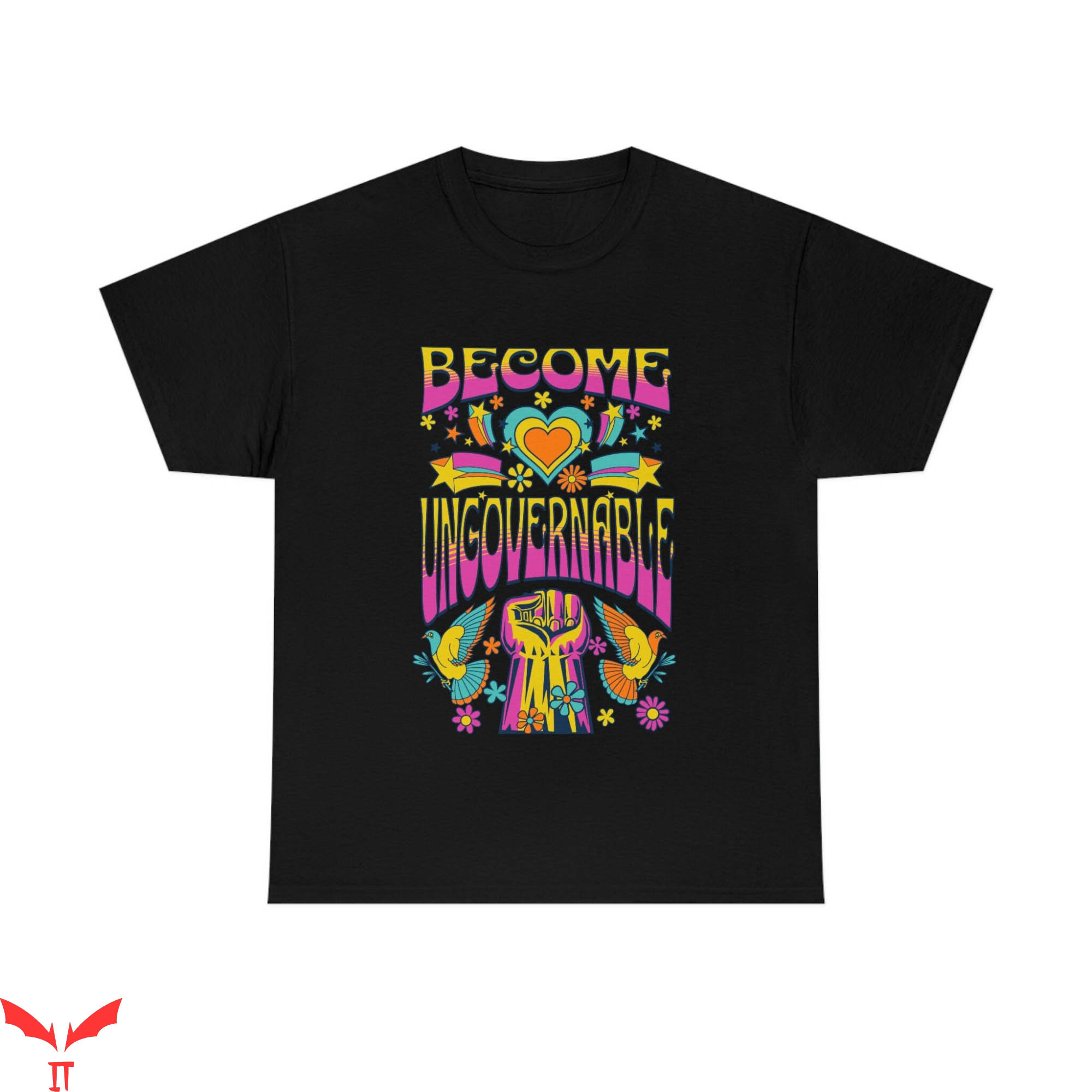 Become Ungovernable T-Shirt Anticapitalist Leftist Grunge