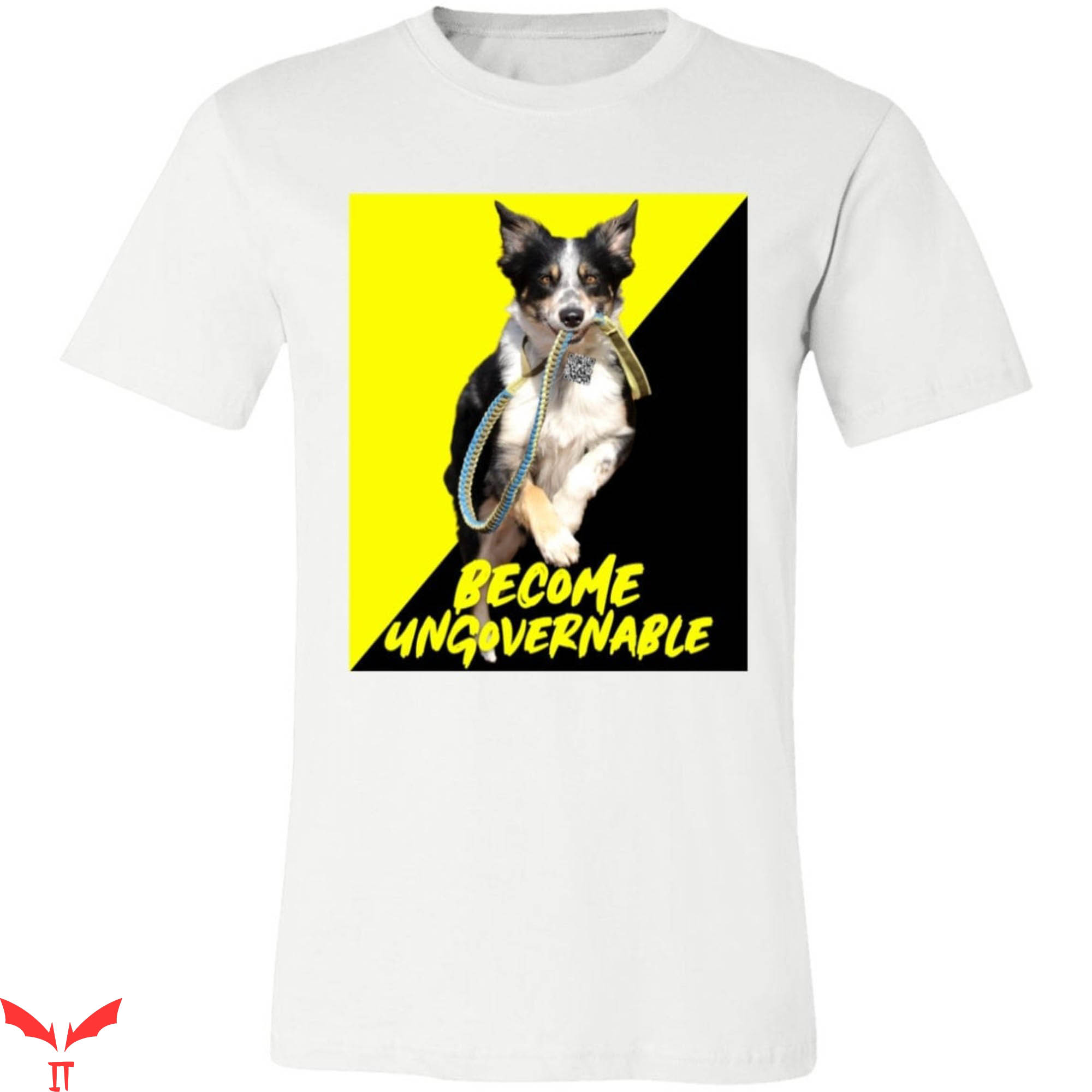 Become Ungovernable T-Shirt Dog Meme Voluntaryist Flag Tee