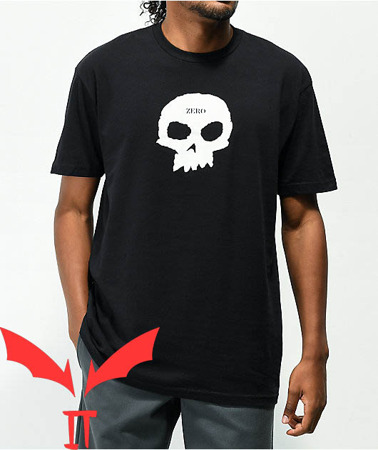 Billy Corgan Zero T-Shirt Zero Skull Cool Graphic Trendy