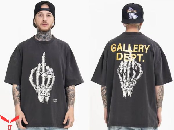 Black And White Gallery Dept T-Shirt Skeleton Middle Tee