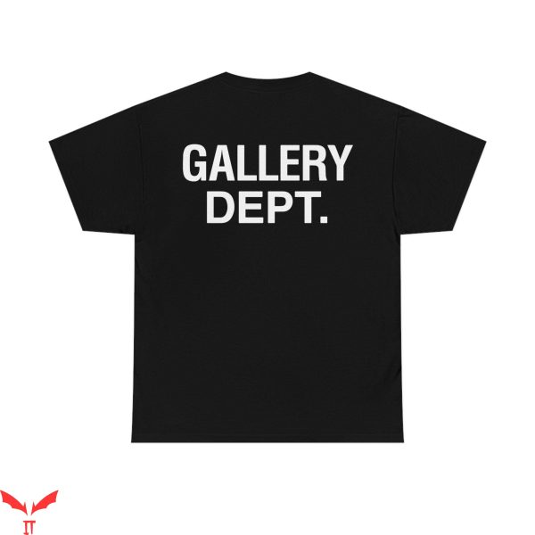 Black And White Gallery Dept T-Shirt Splattered Logo Tee