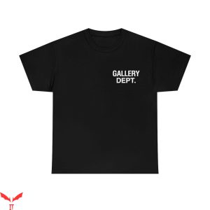 Black And White Gallery Dept T-Shirt Splattered Logo Tee