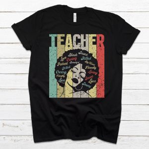Black Teacher T-Shirt Black History Month African American