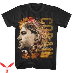 Bleach Nirvana T-Shirt Kurt CobainColoured Side View