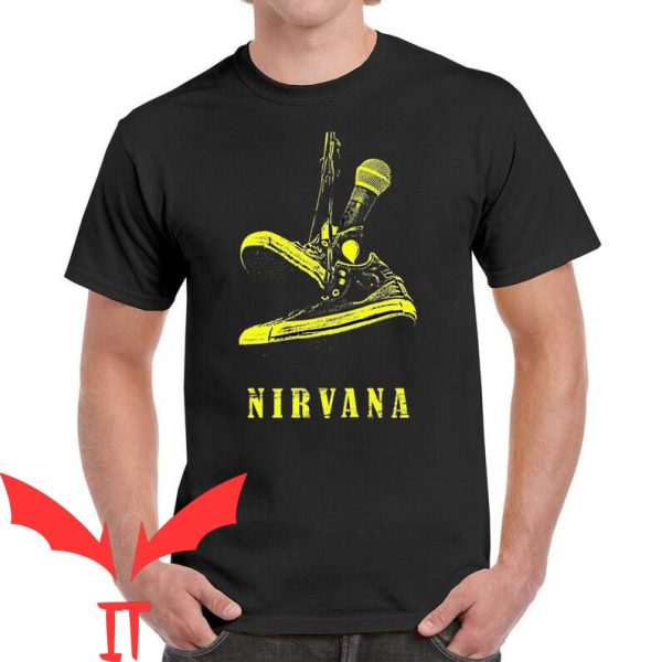 Bleach Nirvana T-Shirt Mic And Shoes T-Shirt
