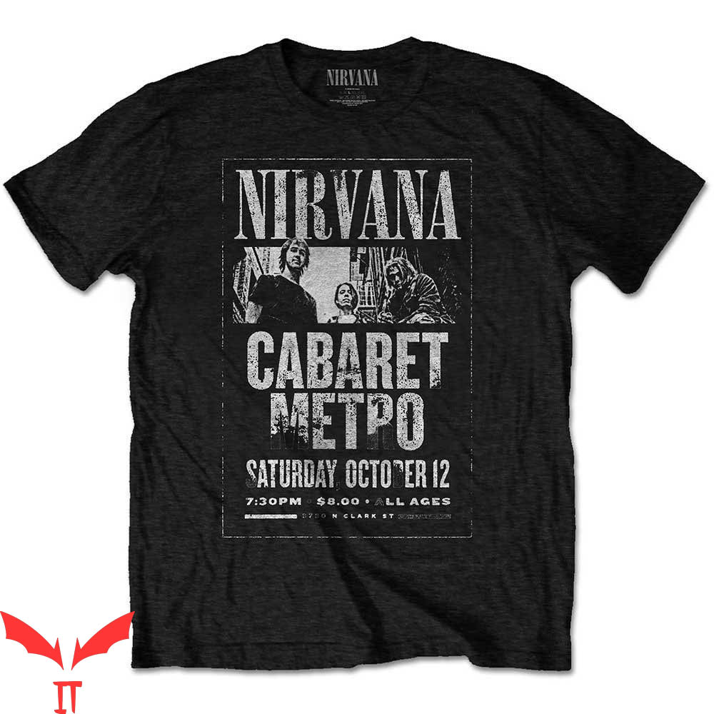 Bleach Nirvana T-Shirt Nirvana Cabaret Metro T-Shirt