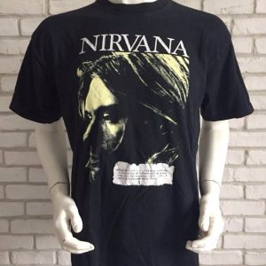 Bleach Nirvana T-Shirt Vintage Nirvana Kurt Cobain Tshirt