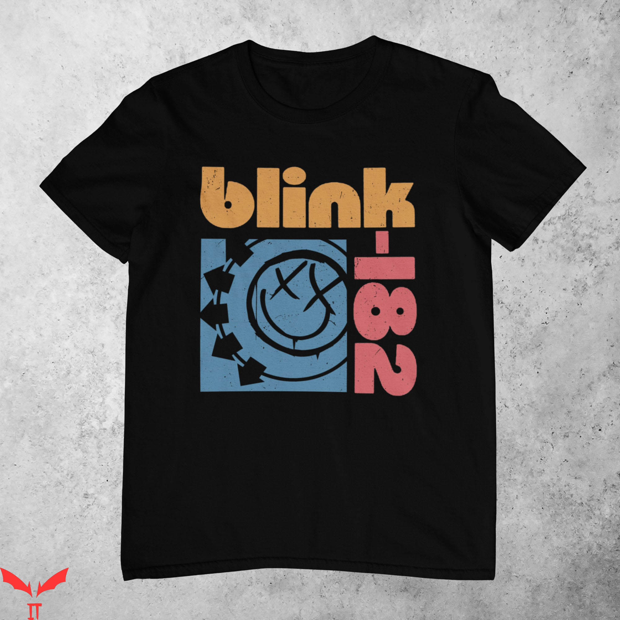 Blink 182 T-Shirt Vintage World Tour Music Band Pop-Punk