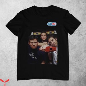 Blink 182 T-Shirt Vintage World Tour Rock Band Arrow Smiley