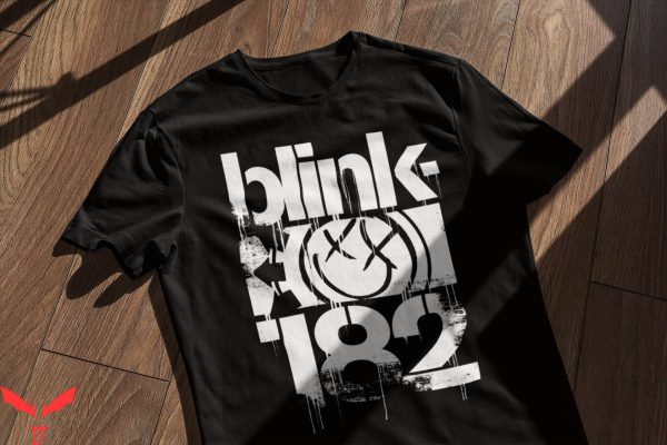 Blink 182 T-Shirt World Tour Blink Retro 182 Fans Lover