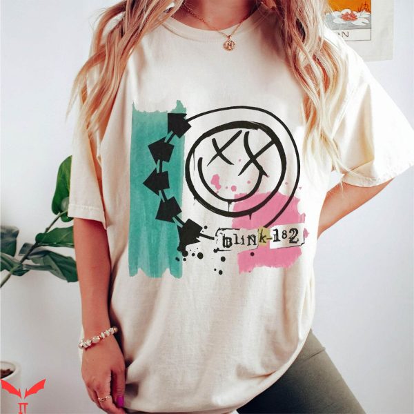 Blink 182 T-Shirt World Tour Smile 90s Vintage Retro Shirt