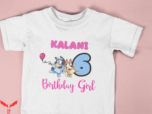 Bluey Birthday T-Shirt Cute Shirt Bluey Party Shirt