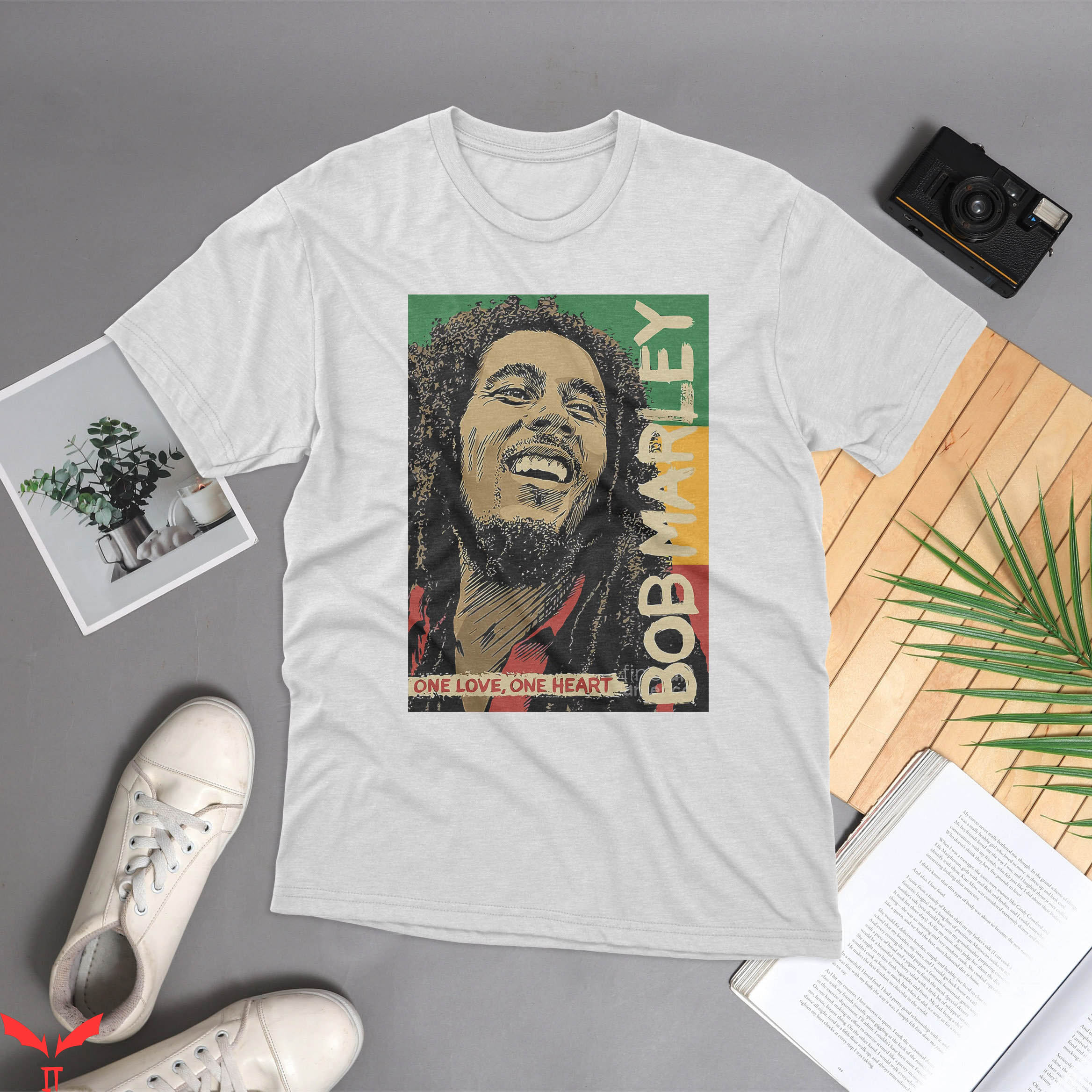 Bob Marley One Love T-Shirt Album Arts Love Song Tee Shirt