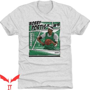 Bobby Portis T-Shirt Bobby Portis Jr. Comic Trendy Tee