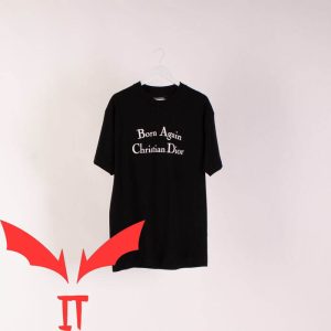 Born Again Christian Dior T-Shirt Classic Lettering Tee