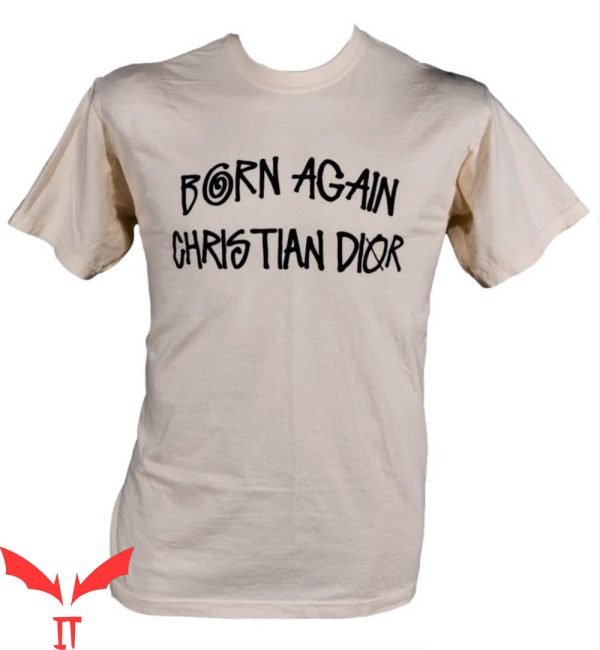 Born Again Christian Dior T-Shirt Classic Lettering Vintage