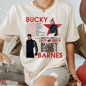 Bucky T-Shirt Bucky Barnes Captain America Winter Soldier