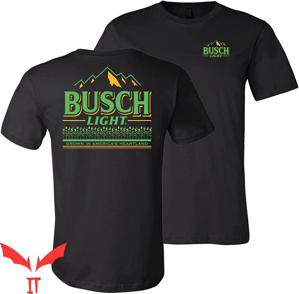 Busch Light Apple T-Shirt Bew City Busch Light Corn Field