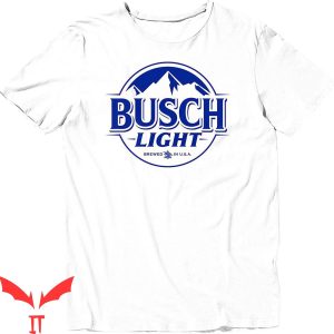 Busch Light Apple T-Shirt Busch Beer Light Logo Shirt