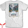 Busch Light Apple T-Shirt Busch Fresh From The Mountains Can