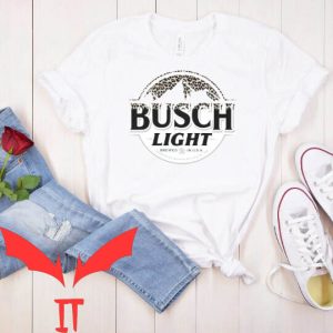 Busch Light Apple T-Shirt Leopard Cheetah Beer Tee Shirt