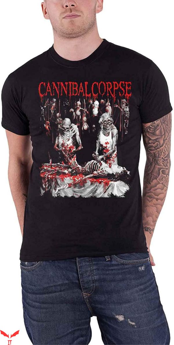 Butchered At Birth T-Shirt Cannibal Corpse Metal Band Logo