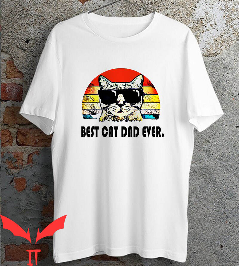 Cat Dad T-Shirt Best Cat Dad Fathers Day Pet Lovers Funny