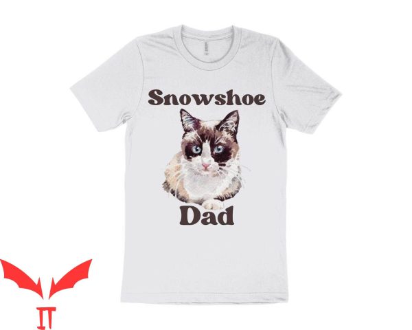 Cat Dad T-Shirt Cute Cat Trendy Meme Funny Style Tee Shirt