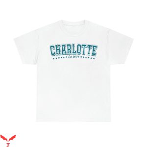 Charlotte Hornets Vintage T-Shirt Charlotte EST Tee Shirt