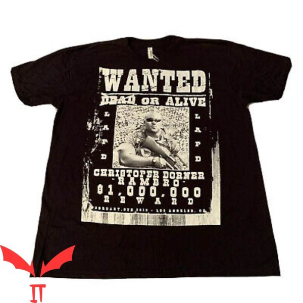 Chris Dorner T-Shirt Wanted Dead Or Alive Christopher Dorner