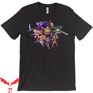 Chrono Trigger T-Shirt Pixel Characters Trendy Gaming Tee