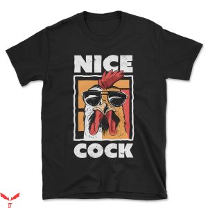 Cock T-Shirt Funny Cock Rooster T-Shirt