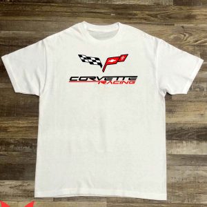 Corvette Racing T-Shirt Jake Skull Racing Style Tee Shirt