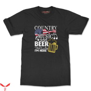 Country Music T-Shirt Country And Western Cowgirl Music