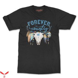 Country Music T-Shirt Forever Country Cowgirl Cowboy Trendy