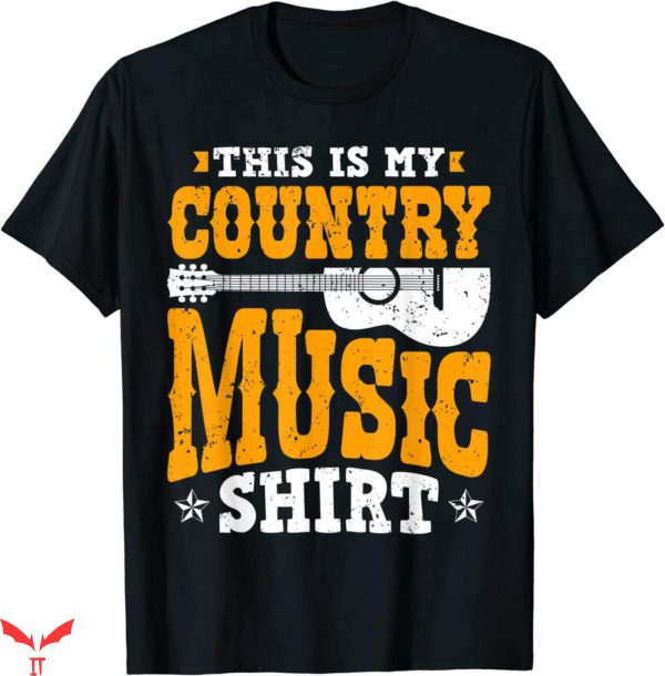 Country Music T-Shirt Funny Music Fans Trendy Vintage Style