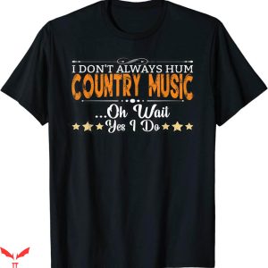 Country Music T-Shirt Funny Music Lover Vintage Style Tee