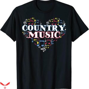 Country Music T-Shirt I Love Country Music Lover Trendy Tee
