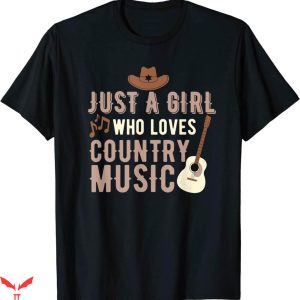 Country Music T-Shirt Just A Girl Who Loves Vintage Shirt