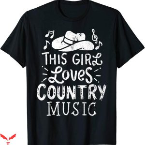 Country Music T-Shirt Western Hat Musician Trendy Vintage