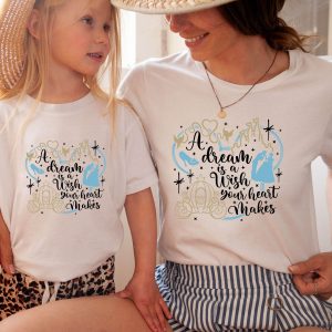 Couple Disney T-Shirt A Dream Is A Wish Your Heart Makes