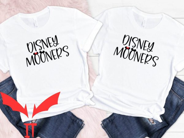 Couple Disney T-Shirt Matching Disney Mooners Honeymoon