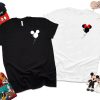 Couple Disney T-Shirt Mickey Minnie Balloons Disneyland