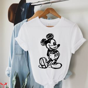 Couple Disney T-Shirt Mickey Sketch Ears Disneyworld Shirt
