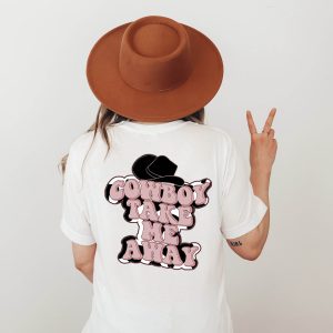 Cowboy Take Me Away T-Shirt Cowboy Country Music Shirt Boho