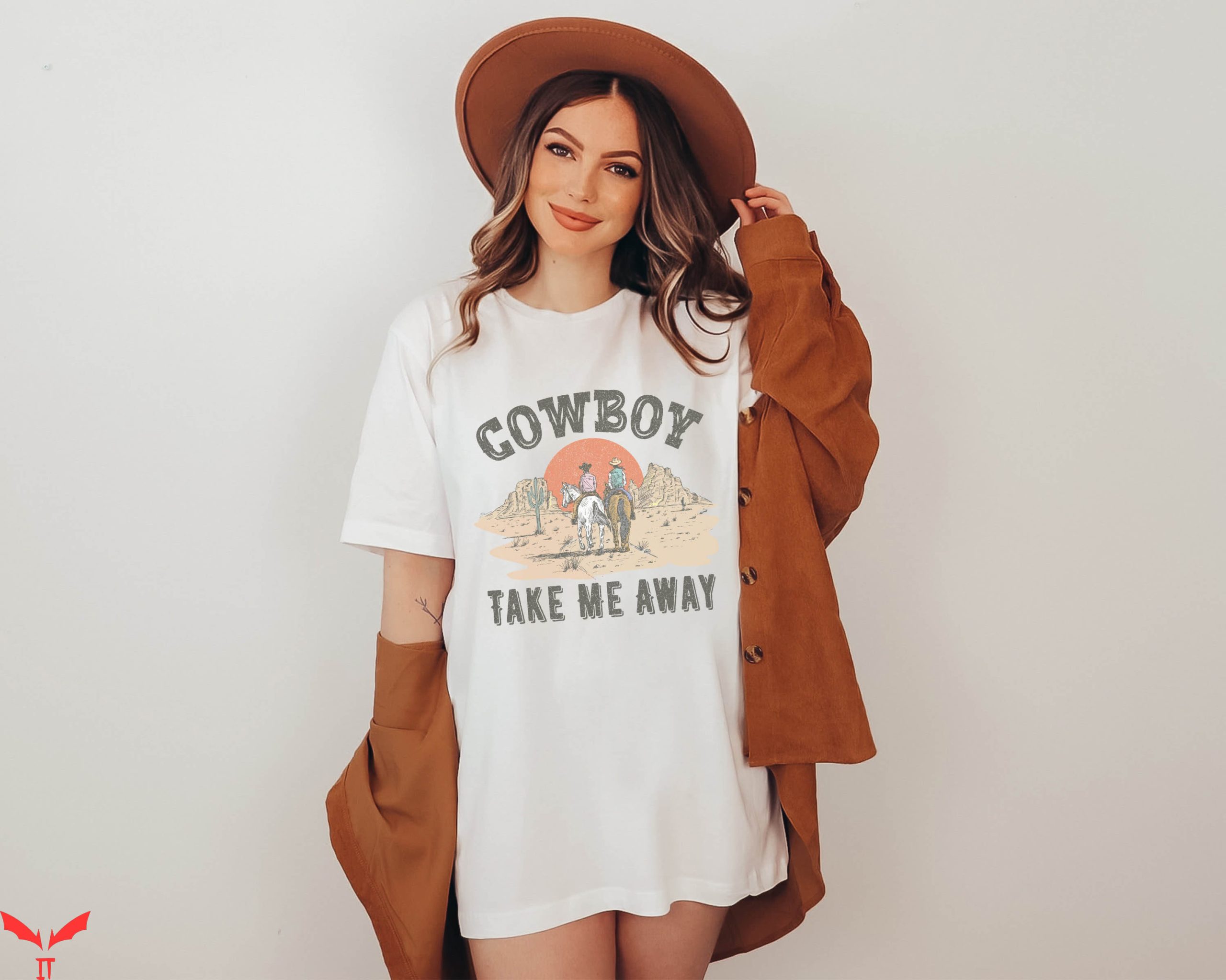 Cowboy Take Me Away T-Shirt Vintage Western Country Concert