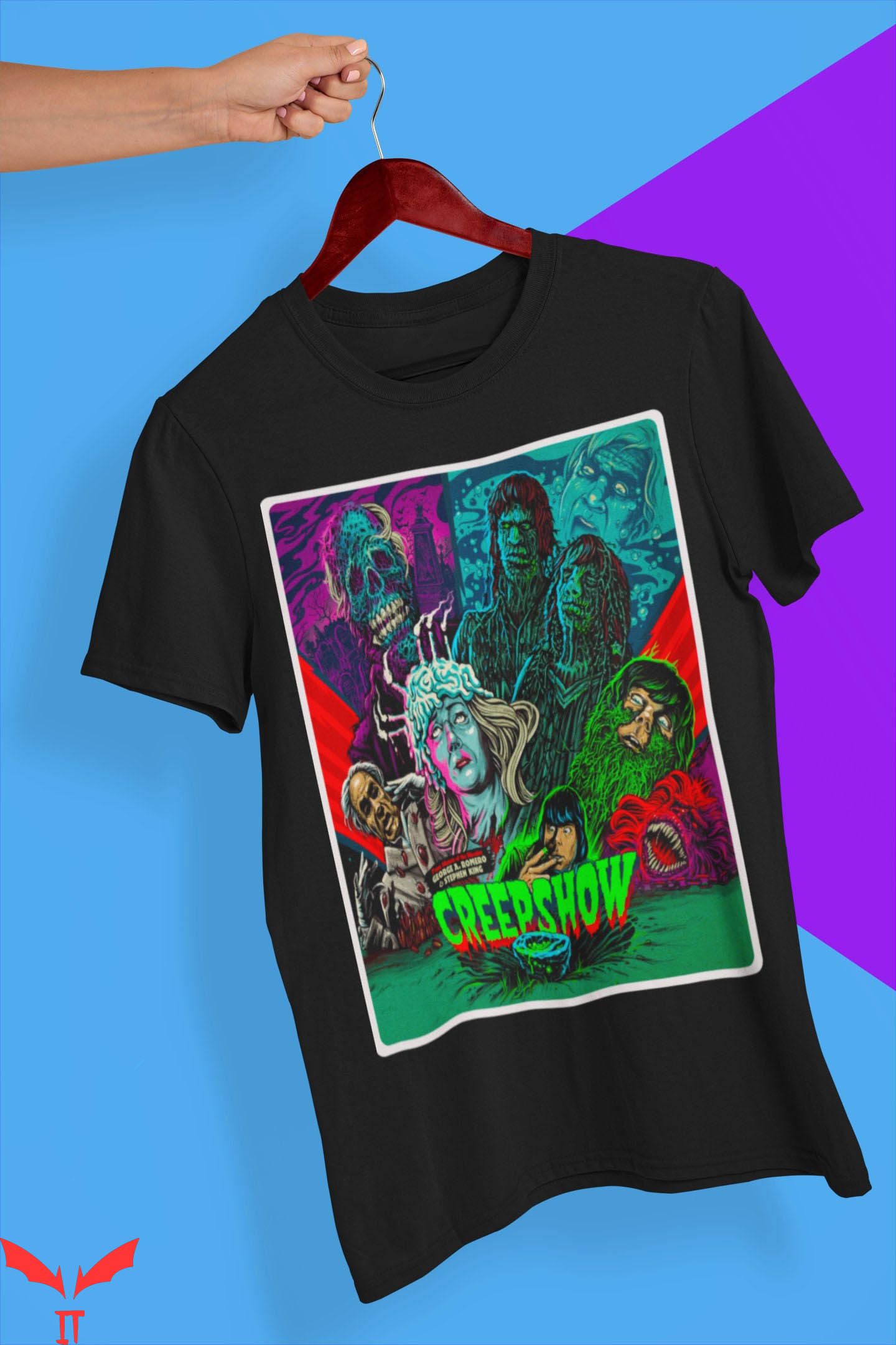 Creepshow T-Shirt Creepshow Movie Poster 90s Nostalgia