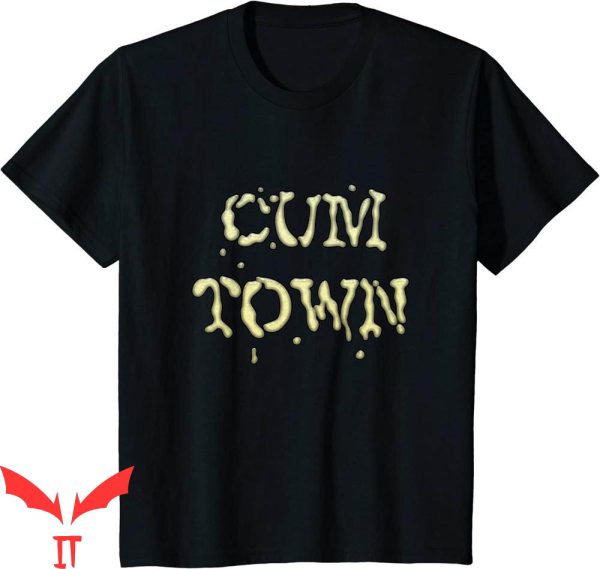Cumtown T-Shirt Cum Town Logo Funny Graphic Cool Tee